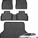 Floor Mats for Nissan Sentra 2020-2025, All Weather Floor Mats Trunk Cargo Liner Accessories, Full Coverage Set