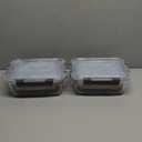 M MCIRCO 74.7oz(9.2 cup), 40.9oz(5 cup)& 19.3oz(2.4 cup) Extra Large Glass Food Storage Containers Set with Lids, 6 Pack Airtight Glass Storage Container for Microwave, Oven, Freezer Dishwasher