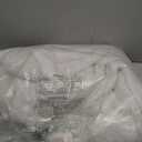 Ultra Soft Cozy Faux Fur Throw Blanket, Fuzzy Plush Thick Bubble Blanket, Luxury Fluffy Blanket for Couch, Sofa, Bedroom, and Living Room, 50x60 Inches, Cream White