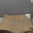 Mayfair Sculptured Shell Toilet Seat, Easy Clean Hinges with Durable Wood Seat, Made in USA, Round, Bone