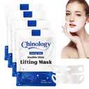 Chinology Chin Mask, Chinology Double Chin Lifting Masks, Reusable Lift Chin Strap, Double Chin Reducer Jawline Mask Lifting for Face and Neck, Say Goodbye to Your Double Chin Now(4pcs)