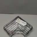 Moforoco Corner Shower Caddy Shelf Organizer Rack, Self Adhesive Black Bathroom Shelves Basket, Home Wall Shower Inside Organization and Storage Decor Rv Accessories, First Apartment Essentials(Black)