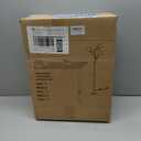 Fiqevs 3 Globe Mid Century Modern Floor Lamp for Living Room, Gold Standing Lamp with Frosted Glass Shade and 3x2700K Warm LED Bulbs, Vintage Retro Tall Lamps for Bedrooms, Office - Antique Brass