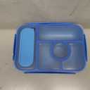 Bento Box Adult Lunch Box Kids,Lunch Containers for Adults/Kids/Toddler,5 Compartments Bento Lunch Box with Sauce Vontainers,Microwave & Dishwasher & Freezer Safe,BPA-Free(Blue)