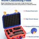 TanReginal Hard Carrying Case for Nintendoo Switch 2 , Portable Switch 2 Protective Case for Nintendoo Switch 2 Console and Accessories All In One PlaceClassic Red-BlueCompact Internal Structure