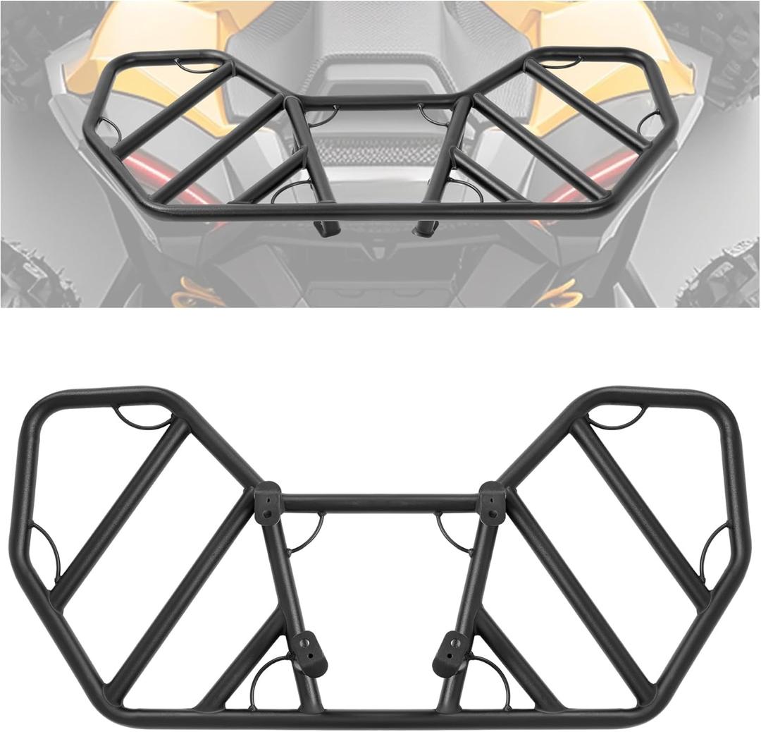 Kojem Rear Rack Compatible with 2007-2023 Can-Am Renegade All Models Offroad ATV Steel Rack Black Electrophoresis