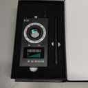 Hidden Camera Detectors, Anti Spy Camera Finder, GPS Tracker Detector, Hidden Devices Detector for Airbnb, Hotels, Bathroom, Home, Office (Black)