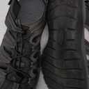 DREAM PAIRS Men's 160912-M-NEW Adventurous Summer Outdoor Sandals (7, Black/Dark/Grey)