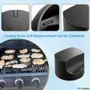 2-Pack Grill Control Knobs for Charbroil Replacement Parts, Grill Knob Replacement Parts for Charbroil Performance Series 2-6 Burner Grill Replacement Accessories