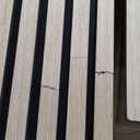 Wood Slat Panels for Wall 2-Piece 94.5"11" Acoustic Panels for Interior Wall Decor 3D Fluted Sound Absorbing Panel - Natural Oak