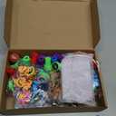 Hungdao 178 Pcs Dinosaur Birthday Party Favors for 16 Kids with Dinosaur Keychain Sticker Stamp Ring Slap Bracelet Tattoo Sticker Gift Bag Tag for Boys and Girls Party Carnival Gift Fillers