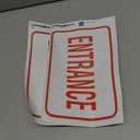 2 x Entrance Sign OSHA Label Decal Sticker Sticks to Any Surface 10x7