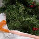 Remote Control&Super Long&8 Modes-18 Ft Prelit Canyon Pine Christmas Garland for Stairs Door Porch Outdoor Indoor Fireplace Mantle,100 Warm White&Colors Switch Lights,Timer,460 Branches Pinecone Berry