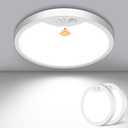 Brightever 2 Pack Motion Sensor Ceiling Light Wired, 2700K/4000K/6500K Small LED Flush Mount Light Fixture, 7 Inch 15W Selectable Motion Activated Closet Lights with Timer for Hallway, Non-Dimmable