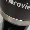 Mini Single Serve Coffee Maker for K Cup and Ground Coffee, Fast Brew One Cup Coffee Machine with Descaling Reminder and Water Window, 6 to 12 oz. Brew Sizes, Black