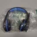 Fachixy FC-100 Wireless Gaming Headset for PS5, PS4, Switch - Gaming Headphones with Lossless Audio & 50Hrs Battery Life - Gamer Headset with Microphone for Mac, Laptop, Mobile (Blue)