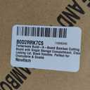 Farberware Build-A-Board Bamboo Cutting Board with Single Storage Compartment, Clear Locking Lid, Black Handles, Perfect for Charcuterie & Snacks