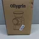 Ollygrin Conical Burr Coffee Grinder Electric, Compact Coffee Grinder for Home Use,Burr Mill Grinder with 30 Precise Grinding Sizes, Touch Panel, Removable Burr & Coffee Container, 2-12 Cups