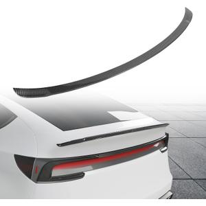 Spoiler Fit for Tesla Model Y Juniper 2025 2026, Rear Spoiler Wing ABS OEM Rear Trunk Lip Sporty Appearance Model Y Accessories, Glossy Carbon Fiber