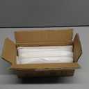 DELLING 8 Inch Rectangular Appetizer Plates, Salad Plates Set, Ceramic Dessert Plates, Small Serving Plates for Salad, Appetizer, Snack, Sushi - Microwave, Oven, and Dishwasher Safe - Set of 6, White