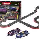 Carrera GO 62582 NASCAR Talladega Competition Electric Powered Slot Car Racing Kids Toy Race Track Set Includes 2 Hand Controllers and 2 Cars in 1:43 Scale