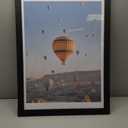 19.25x26.75 Puzzles Frame Black, Display 18x24 with Mat or 19.25 x 26.75 without, Wall Hanging 19.25 by 26.75 Picture Frame for Poster Photo Canvas Picture Puzzles, Black