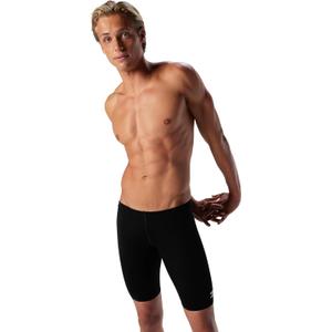 Speedo Mens Swimsuit Jammer Endurance+ Solid USA Adult (Black, M)