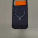 TORRAS Q3 Silicone for iPhone 17 Pro Max Case with Stand, Fit for MagSafe, Liquid Silicone Soft Cozy Grip, 360° Spin Stand, Camera Control, Protective Case for iPhone 17 Pro Max Silicone, Deep Blue