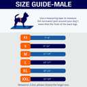 2 x MICOOYO Belly Bands for Male Dogs, 3 Pack Reusable Dog Diapers Male for Puppy Doggie, Washable Male Dog Wraps (S, Rainforest)