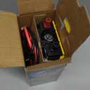 STANLEY PI500S Power Inverter 500W Car Converter: Dual AC Outlets, 3.1A USB Ports, 12V DC Adapter, Battery Clamps