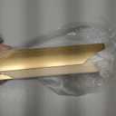 5 Pack Finger Pulls for Cabinets, Streamlined Long Concealed Handle for Home Kitchen Door Drawer Cabinet, Mount Finger Edge Tab Pull Golden Aluminum (Gold,1000mm/39.37 Overall Length)