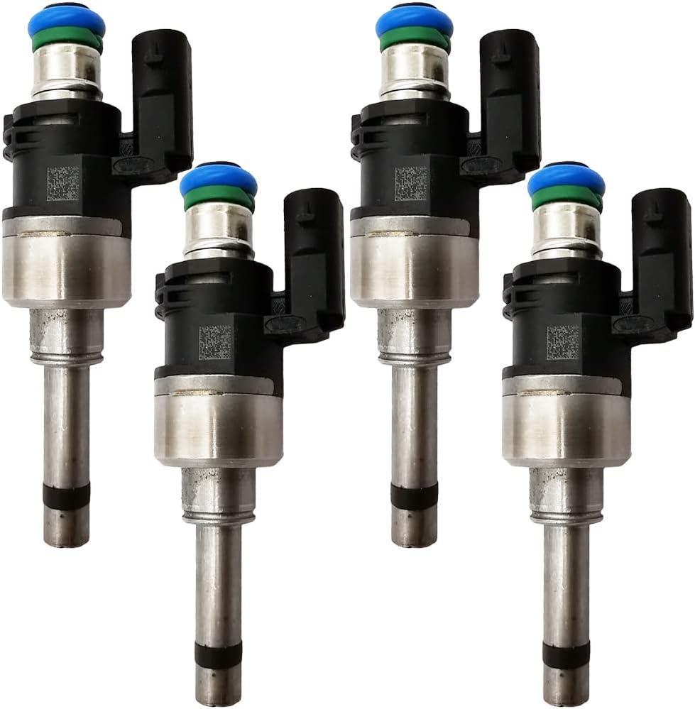 4Pcs/set FJ1235 DS7Z9F593DA Fuel Injectors Nozzle Engine Replacement for Ford Escape 2017-2019 Ford Fusion 2014-2020 1.5L L4 DS7Z-9F593-DA