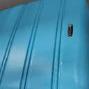 Rockland Melbourne Hardside Expandable Spinner Wheel Luggage, Turquoise, 2 Piece (20"/28")