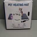 Large Pet Heating Pads for Dogs & Cats Outdoor, 35.4*23.6inches Dog Cat Heating Pad Bed Outdoor Waterprooof, Warming Heated Cat Dog Bed Blanket Outside, Heated Pet Mat, Gifts for Cats Dogs in Winter