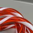 COOLWUFAN 12 Pack Christmas Candy Cane Pathway Markers, 22'' Candy Cane Christmas Decorations Pathway Lights Outdoor with 72 Warm Lights for Xmas Holiday Party Walkway Patio Garden Yard Lawn Decor