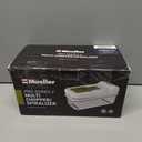 Mueller Pro-Series V Blade Veggie Chopper, Egg Slicer, Spiralizer, Dicer, Cutter, Food Chopper, Gifts for Mom, Kitchen Accessories & Kitchen Essentials with Food Container and Lid White Sand/Green