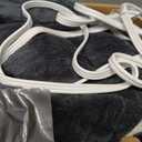 Electric Heated Blanket Queen Size 84"x90" - Dual-Sided with Microplush & Sherpa Fabric, 4 Heat Settings & 10 Hours Auto Off, Machine Washable - Iron Gray