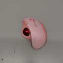 seenda Wireless Trackball Mouse, Ergonomic Bluetooth Rollerball Mouse Rechargeable, 3 Device Connection Optical Mice Adjustable DPI Thumb Control Mice Compatible for PC/Laptop/Windows/Mac - Pink