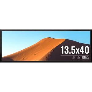 Home 13.5x40 Picture Frame for Wall Display, 13.5x40 Black Picture Frame with HD Plexiglas, 13.5 x 40 Panoramic Frame 1 Pack, Display Frame for Vertical or Horizontal, Classic Collection