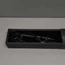 LANVIER 1.25 Inch Curling Iron, Extra Long Barrel 1 1/4 Inch Curling Iron for Long Hair up to 450F, Worldwide Dual Voltage Hair Curler for Traveling, Hair Waving Style Tool Black