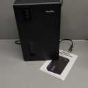 NineSky Dehumidifier,98 OZ Dehumidifiers for Home,(1100 sq.ft) Dehumidifiers for Basement Bathroom Bedroom with Auto Shut Off, Switchable 7 Colors Light(Black)