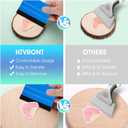 20 Pack Vinyl Squeegee with Felt Edge, 4 Inch Car Vinyl Scraper Decal Applicator Window Tint Wallpaper Smoothing Tool for Car Wrap Window Tint Wallpaper Professional Scratch Free Squeegee