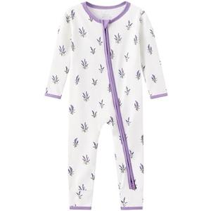 BambooBud Baby Girls Boys Pajamas Infant Long Sleeve Romper Toddler Viscose from Bamboo Jumpsuit Newborn-2T 18-14M