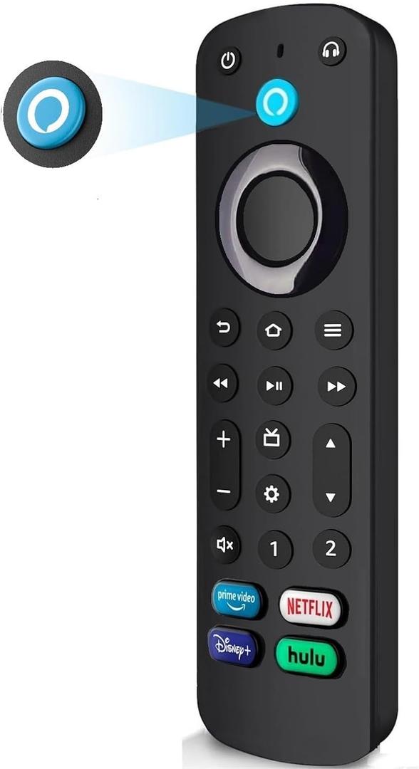 Replacement Remote Control Only for TV Control vioce 24 6.20-8 Blue