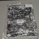 Cozypower 2 Pcs Unisex Distressed Dreadlock Beanie Hat Rasta Cap Winter Open Turban Dread Hair Wraps for Men Women(Black White and Pink,Classic)