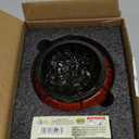Incense Burner with Calabash Incense Stick Holder - Porcelain Charcoal Censer for Use with Resin Granular Powder Cone or Coil Incense (Kiln-Colored Red)