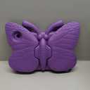 Fire HD 10 Kids Tablet 11th Gen 2021 2023 Case 10.1 Cute Butterfly Kids Pro Case with Stand Light Weight EVA Rugged Shockproof Heavy Duty Kids Friendly Full Cover for Kids Girls (Purple)