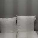 MIULEE Pillow Inserts 22x22 (Pack of 4,White), Down Feather Throw Pillow Inserts, Premium Fluffy Stuffer Throw Pillows Cotton Fabric for Sofa Bed Couch