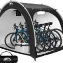 Bike Storage Shed Tent, Outdoor Portable Bicycle Storage Sheds MODEL: XXL for 4 or 5 Bikes-Black