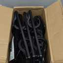 Mr. Pen- Space Saving Hangers for Clothes, 20 pcs, Black, Plastic Multi Clothes Hangers Space Saving, 6 Slots, 360 Rotating Hooks (10.6 inches (W) x 4.5 inches (H))